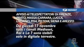 Avviso Decoder Digitale Terrestre Mediaset Rai La7 [upl. by Krischer461]