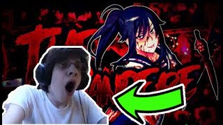 Every Reaction of Players Beating THE YANDERE [upl. by Galvin]