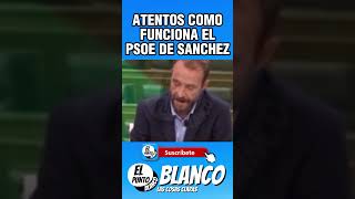 ATENTOS A COMO FUNCIONA LA CABEZA DE SANCHEZ shorts pedrosanchez vox abascal sanchez ayuso [upl. by Ambrosio]