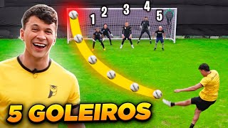 AMADORES vs 5 GOLEIROS SERÁ QUE DÁ PRA FAZER GOL 😱⚽️ [upl. by Neeloc]