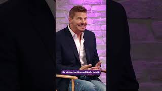 David Boreanaz says military shows are tough sells in Hollywood Shorts [upl. by Adah]