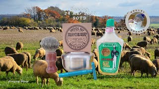 SOTD s299  Mitchell’s Wool Fat 2024  DSC “FleshampBlood” 2348 Boti Pure Badger  Karve Bison [upl. by Illoh]