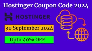 Hostinger Coupon Code India  30 September 2024 [upl. by Isle]