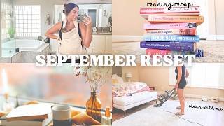 September Reset Day  Cleaning Reading Recap amp Monthly Goals  New Mom Vlog [upl. by Eidnarb]