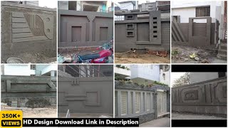 Modern Letest Boundary Wall Design 2023  Top Beautiful Outer Boundary Wall Design [upl. by Amrac]