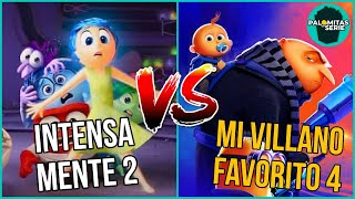 Intensamente 2 VS Mi Villano Favorito 4  Palomitas En Serie [upl. by Backer]