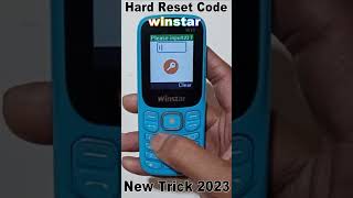 How To All China Winstar Reset Code 2023  All China Keypad Mobile Hard Reset Code 100 [upl. by Brig148]