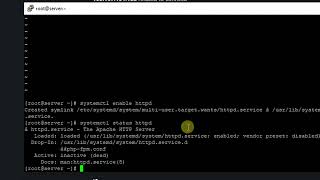 Auto Start http or Apache on reboot in a CentOs 7 and 8 Server [upl. by Maximo]