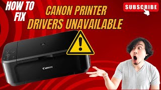 How To Fix Canon Printer Driver Unavailable Issue  Canon Printer Not Printing [upl. by Caroline798]