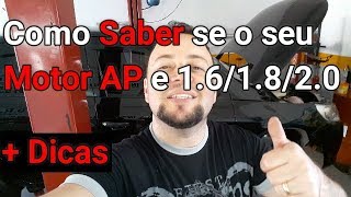 Como saber se seu Motor AP é 161820  DR Auto Mecânica N°149 [upl. by Neill]