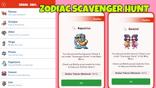 HOW TO FIND ALL 12 BITLIFE ZODIAC SIGNS  Zodiac scavenger hunt in Bitlife [upl. by Saw325]