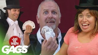 Best Magic Tricks Pranks  Best of Just for Laughs Gags [upl. by Zalucki]