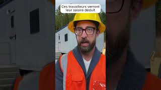 Ces travailleurs verront leur salaire déduit foryou youtubeshorts funny fake situation ⚠️ [upl. by Zurkow]