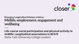 ELS webinars Midlife employment engagement and wellbeing  Stella Tsoli [upl. by Eelhsa]