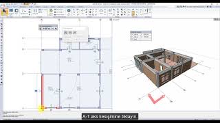 Giydirme ve kaplamalı cephe oluşturun  ideCAD Yapı Bilgi Modellemesi [upl. by Justino872]