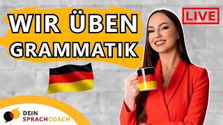 1 Stunde DEUTSCHUNTERRICHT🇩🇪 Deutsch lernen  Grammatik  Wortschatz  A2  B1  B2 [upl. by Roter]