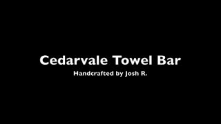 How Its Made  Cedarvale Towel Bar [upl. by Aztin90]