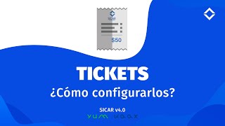 ¿Cómo editar el formato de TICKET SICAR v40 [upl. by Dihsar]