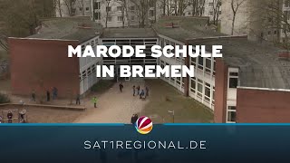 Schule in Bremen zum Teil einsturzgefährdet [upl. by Epuladaug529]