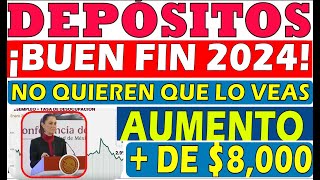 ♨️3 MEGA AUMENTOS 💵 AGUINALDO💣PENSIÓNSALARIO♨️PAGOS ADULTOS MAYORES ANTES Y DESPUES DEL BUEN FIN [upl. by Gardy]