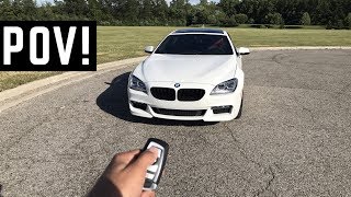 BMW 650i Gran Coupe POV Drive M Performance Exhaust [upl. by Ecylla]