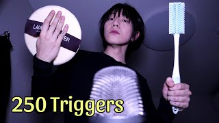 I am 10분 안에 250가지 소리 ASMR 250 Triggers in 10 min [upl. by Emelen148]