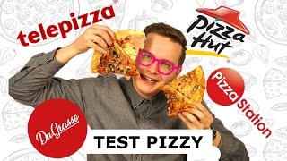 TEST PIZZY PIZZA HUT PIZZA STATION TELEPIZZA DA GRASSO  DOSTAWA DO DOMU [upl. by Enelrad]