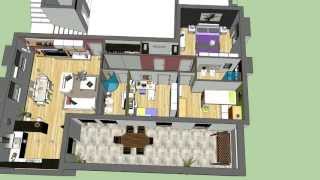 3D appartamento tipologia 110MQ [upl. by Ahders]