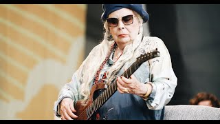 Joni Mitchell Performs Surprise Show at Newport Folk Festival [upl. by Dachia]