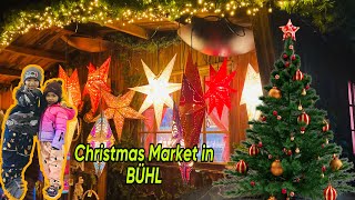 🎄🎅🍷Magical and Joyous Christmas Market In BÜHL  Scrumptious German Local Food [upl. by Kari]