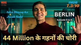 Berlin 2023 Ep 5 to 8 Explained In Hindi  Money Heist 2023  summarized hindi [upl. by Eibrad]