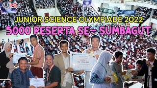 5000 peserta dalam Kompetisi Junior Science Olympiade 2022 di Universitas Negeri Medan [upl. by Annoj]