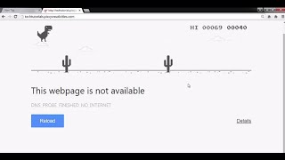 Google Dinosaur GameHow to Play the Free Game Hidden Inside Google Chrome [upl. by Trah]