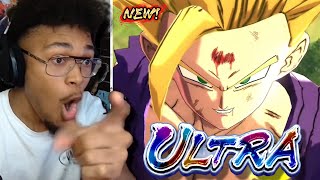 NEW ULTRA SSJ2 Teen Gohan Reveal Reaction on Dragon Ball Legends [upl. by Alithia547]