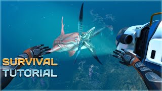 Subnautica Below Zero Survival Tutorial Facing a Chelicerate [upl. by Allertse]