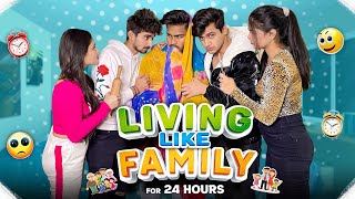 LIVING LIKE FAMILY FOR 24 HOURS 😍  NITESH PASWAN [upl. by Elletsyrk]