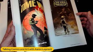 UNBOXING FRAZETTA BOOK COVER ART from Vangaurd Press [upl. by Anibas587]