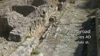 Hersonissos Crete  Roman archaeological sites ancient [upl. by Nojed216]