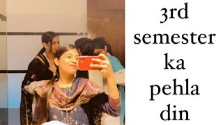 3rd semester ka pehla din university vlogs university medicalstudent vlogger vlogs medico [upl. by Kunkle961]