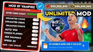 FC MOBILE MOD APK V 22003  FC MOBILE UNLIMITED MOD  LATEST 22003  By Hacker Mannaka [upl. by Kcirdahc344]