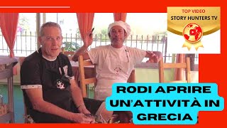 Italiani a RODI GRECIA Un’isola sicura dove vivere con poco [upl. by Sommer]