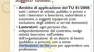 Sicurezza sul lavoro  Parte 10  DLgs 81  2008  tutorial [upl. by Concoff472]