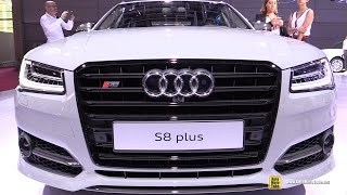 2017 Audi S8 Plus  Exterior and Interior Walkaround  2016 Paris Motor Show [upl. by Trinee]