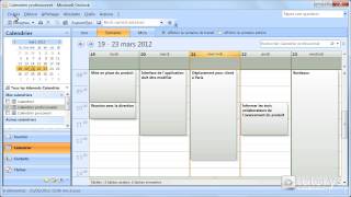 Comment imprimer un calendrier avec Outlook 2007 [upl. by Patsis95]