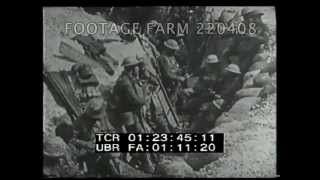 World War One Trench Fighting 22040805  Footage Farm [upl. by Mackler]