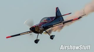 Rob Holland Twilight Aerobatics  Americas Freedom Fest 2018 [upl. by Wellesley]