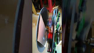 Gravity Wheel Unbalanced Wheel with Arduino Due [upl. by Aicenod]