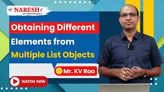 Master Python Lists How to Access Elements from Multiple Lists  NareshIT pythonlists [upl. by Eneleh]