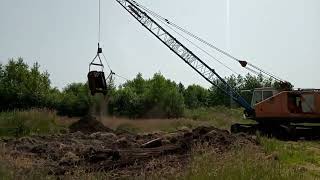 Dragline Priestman Lion Daf Turbo straight pipe Smalspoor Museum Erica 2022 [upl. by Kam967]