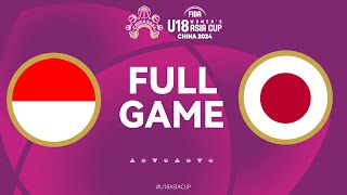 Indonesia v Japan  Full Basketball Game  FIBA U18 Womens Asia Cup 2024  Divison A  Group Phase [upl. by Danika]